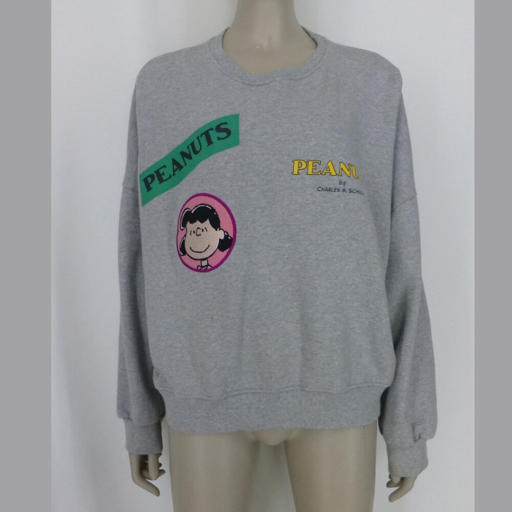 Peanuts Snoopy Lucky Embroidered Sweater (Stains at some areas)